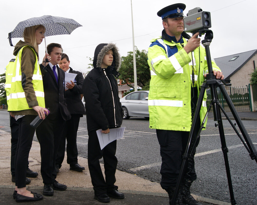 Image of Speed Awareness - Students help traffic police!