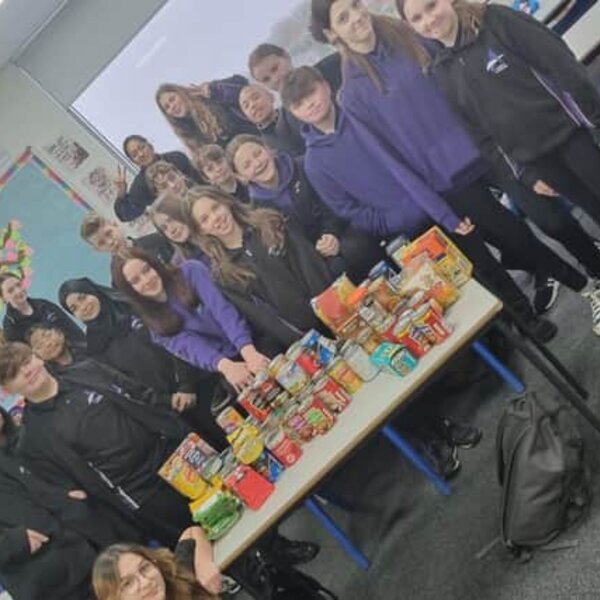Image of Aspire students do what they can to support the needy in Blackpool!