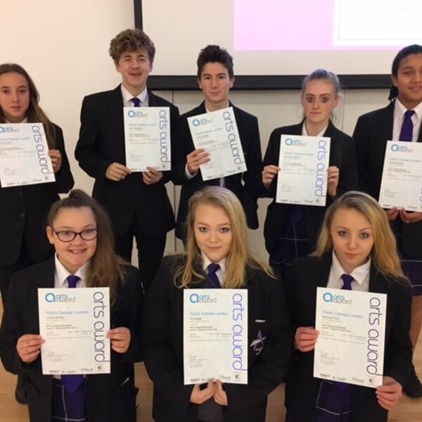 Image of Bronze Award for Year 10 students